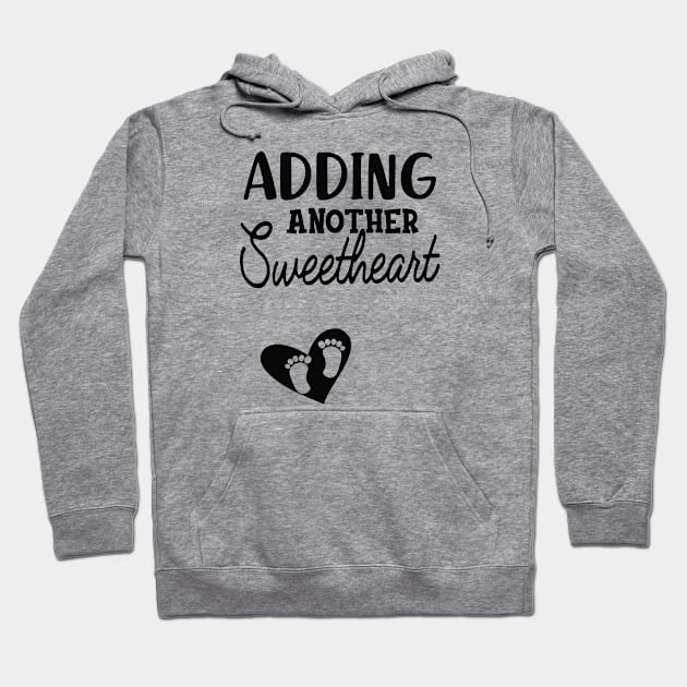 Pregnancy - Adding another sweetheart Hoodie by KC Happy Shop